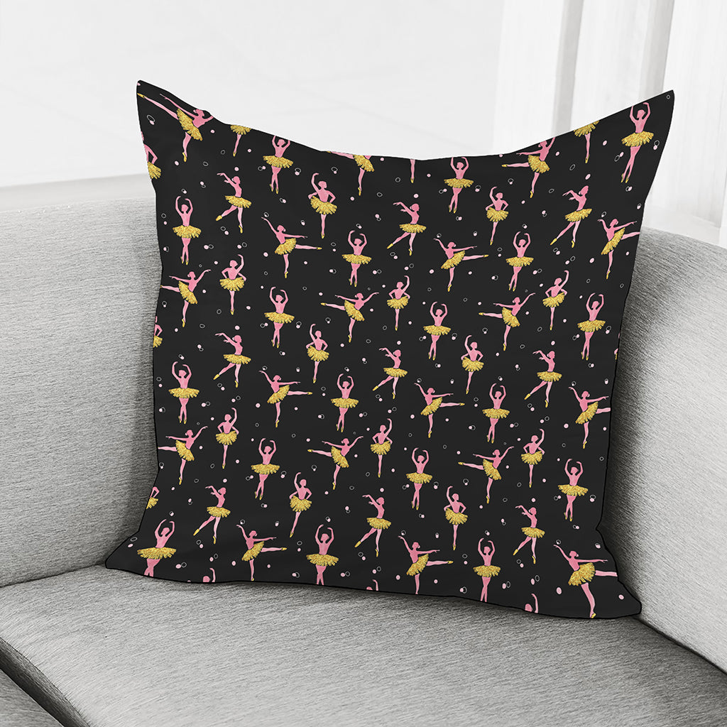 Dancing Ballet Pattern Print Pillow Cover