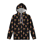 Dancing Ballet Pattern Print Pullover Hoodie