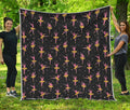 Dancing Ballet Pattern Print Quilt