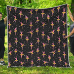 Dancing Ballet Pattern Print Quilt