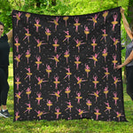 Dancing Ballet Pattern Print Quilt