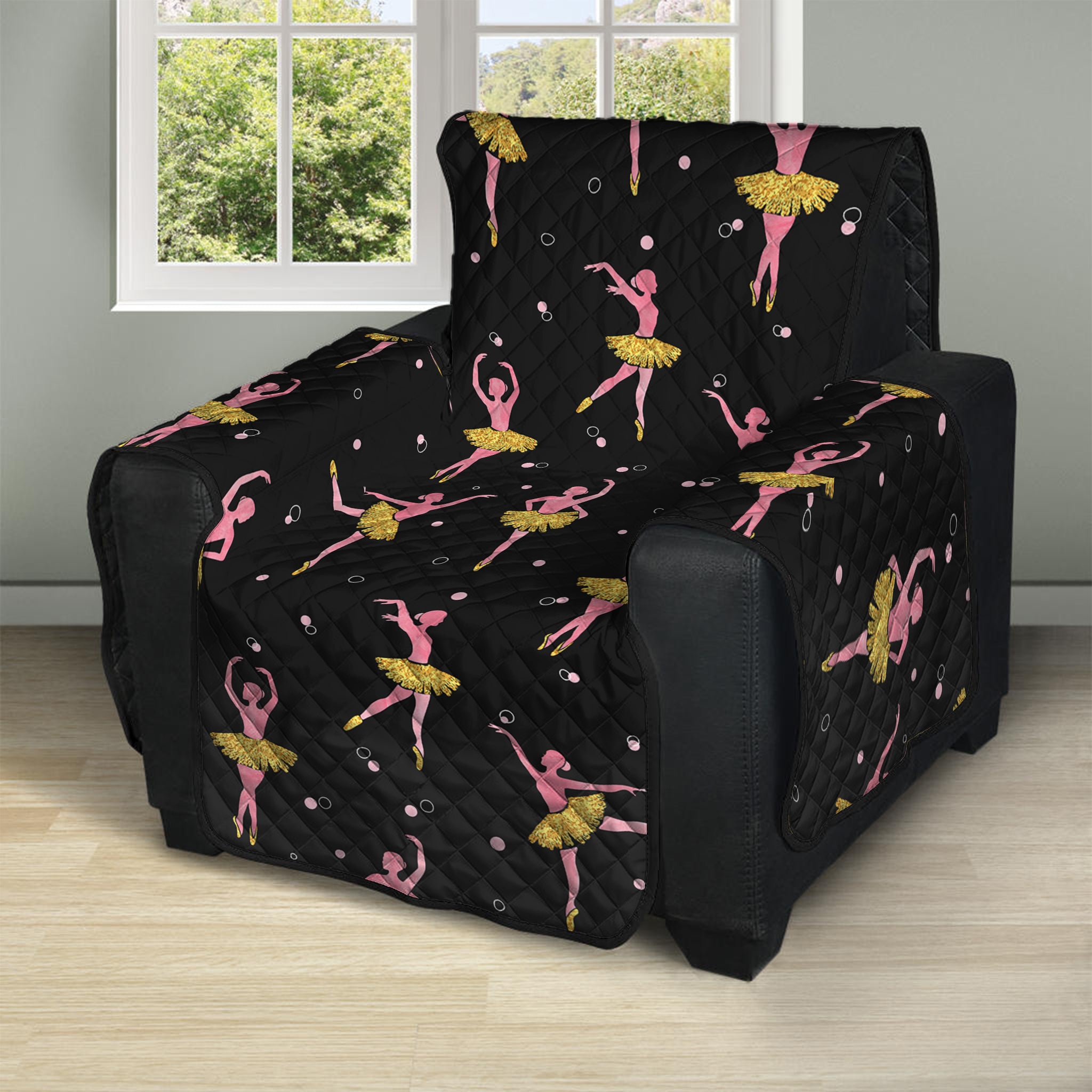 Dancing Ballet Pattern Print Recliner Protector