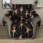 Dancing Ballet Pattern Print Recliner Protector