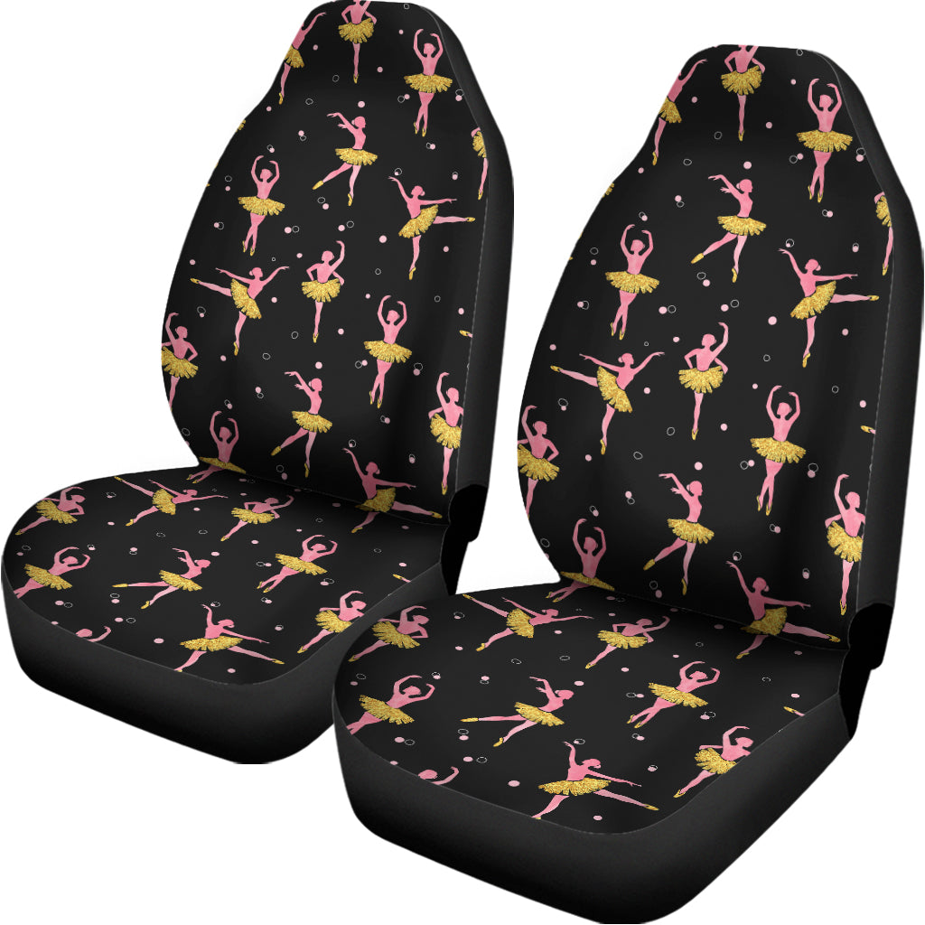 Dancing Ballet Pattern Print Universal Fit Car Seat Covers