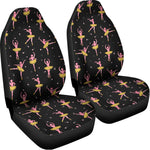 Dancing Ballet Pattern Print Universal Fit Car Seat Covers