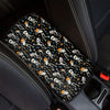 Dancing Skeleton Party Pattern Print Car Center Console Cover