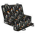 Dancing Skeleton Party Pattern Print Pet Car Back Seat Cover
