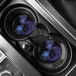 Dark Aquarius Zodiac Sign Print Car Coasters