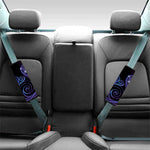 Dark Aquarius Zodiac Sign Print Car Seat Belt Covers