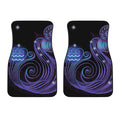 Dark Aquarius Zodiac Sign Print Front Car Floor Mats