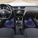 Dark Aquarius Zodiac Sign Print Front Car Floor Mats