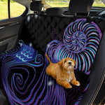 Dark Aquarius Zodiac Sign Print Pet Car Back Seat Cover