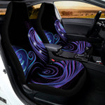 Dark Aquarius Zodiac Sign Print Universal Fit Car Seat Covers