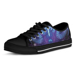 Dark Aries Zodiac Sign Print Black Low Top Shoes 