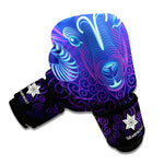 Dark Aries Zodiac Sign Print Boxing Gloves