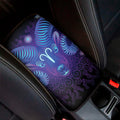 Dark Aries Zodiac Sign Print Car Center Console Cover