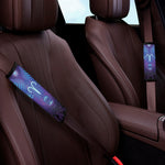 Dark Aries Zodiac Sign Print Car Seat Belt Covers