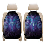 Dark Aries Zodiac Sign Print Car Seat Organizers