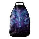 Dark Aries Zodiac Sign Print Car Seat Organizers