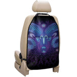 Dark Aries Zodiac Sign Print Car Seat Organizers