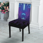 Dark Aries Zodiac Sign Print Dining Chair Slipcover