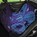 Dark Aries Zodiac Sign Print Pet Car Back Seat Cover