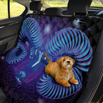 Dark Aries Zodiac Sign Print Pet Car Back Seat Cover