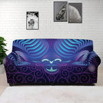 Dark Aries Zodiac Sign Print Sofa Cover