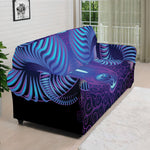 Dark Aries Zodiac Sign Print Sofa Cover