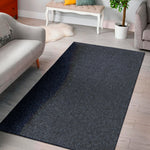 Dark Blue Denim Jeans Print Area Rug