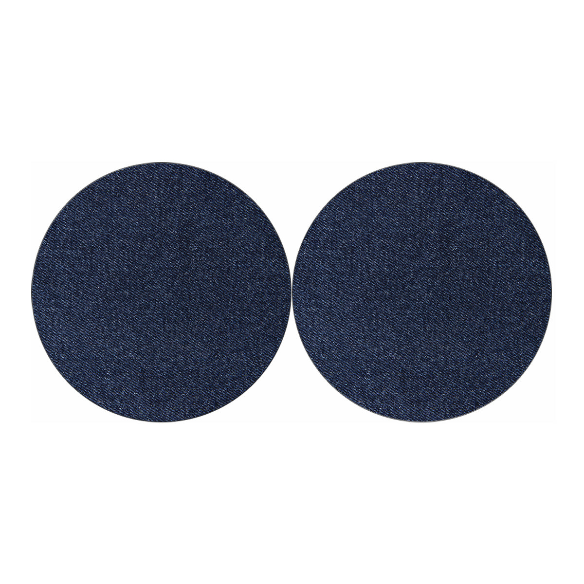 Dark Blue Denim Jeans Print Car Coasters