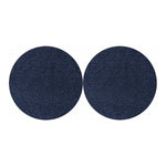 Dark Blue Denim Jeans Print Car Coasters