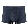 Dark Blue Denim Jeans Print Men's Boxer Briefs