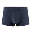 Dark Blue Denim Jeans Print Men's Boxer Briefs