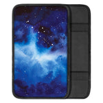 Dark Blue Galaxy Space Print Car Center Console Cover