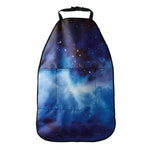Dark Blue Galaxy Space Print Car Seat Organizers