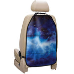 Dark Blue Galaxy Space Print Car Seat Organizers