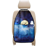 Dark Blue Galaxy Space Print Car Seat Organizers