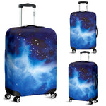 Dark Blue Galaxy Space Print Luggage Cover GearFrost