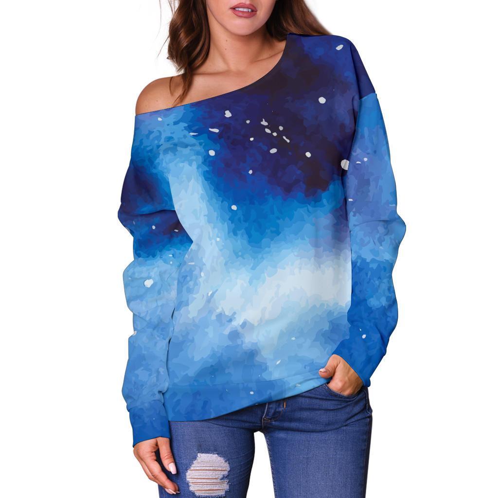 Blue best sale galaxy sweatshirt