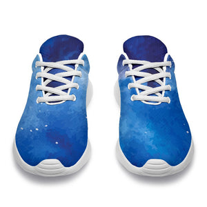 Dark Blue Galaxy Space Print Sport Shoes GearFrost