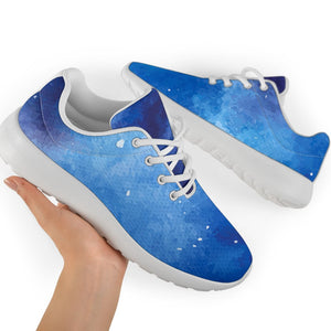 Dark Blue Galaxy Space Print Sport Shoes GearFrost