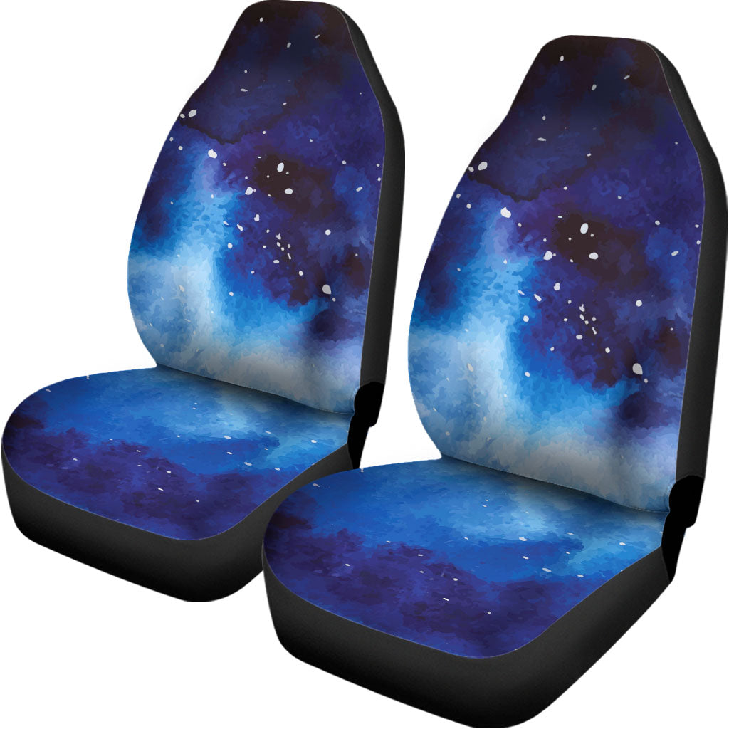 Dark Blue Galaxy Space Print Universal Fit Car Seat Covers