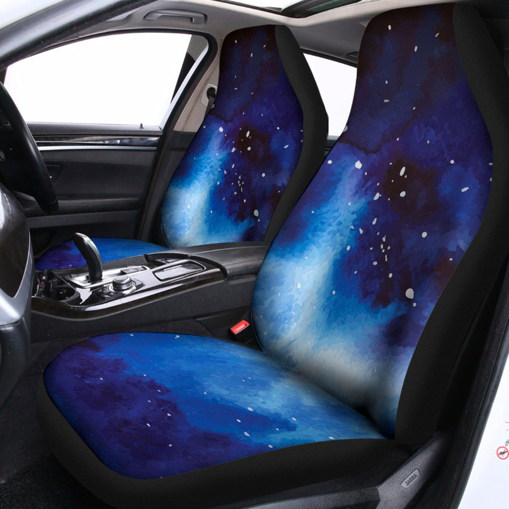 Dark Blue Galaxy Space Print Universal Fit Car Seat Covers