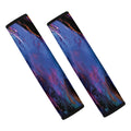Dark Blue Horse Portrait Print Car Seat Belt Covers