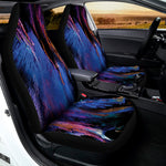 Dark Blue Horse Portrait Print Universal Fit Car Seat Covers