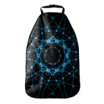 Dark Blue Kaleidoscope Print Car Seat Organizers