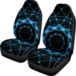Dark Blue Kaleidoscope Print Universal Fit Car Seat Covers