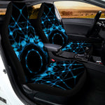 Dark Blue Kaleidoscope Print Universal Fit Car Seat Covers