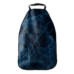 Dark Blue Marble Print Car Seat Organizers